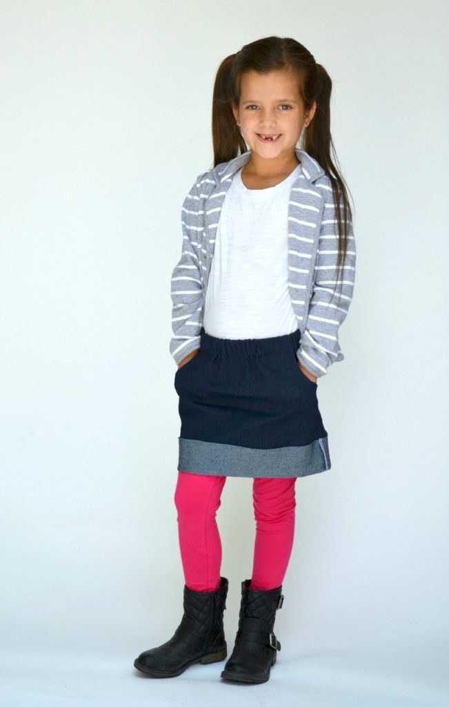 Paneled Sunsuit Skirt by Call Ajaire.  Sewn by Hey June Handmade