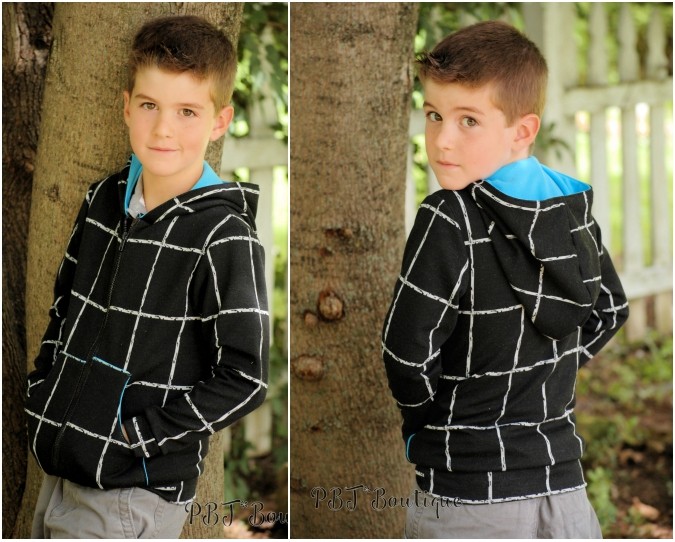 The Hatteras Hoodie pdf pattern from Hey June Handmade