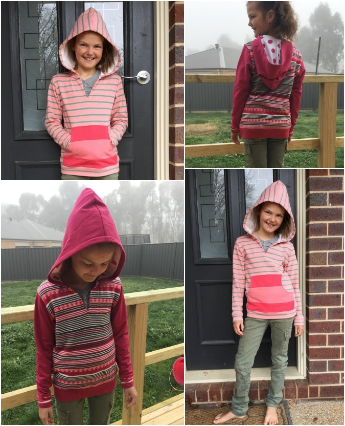 Hatteras Hoodie pdf pattern from Hey June Handmade