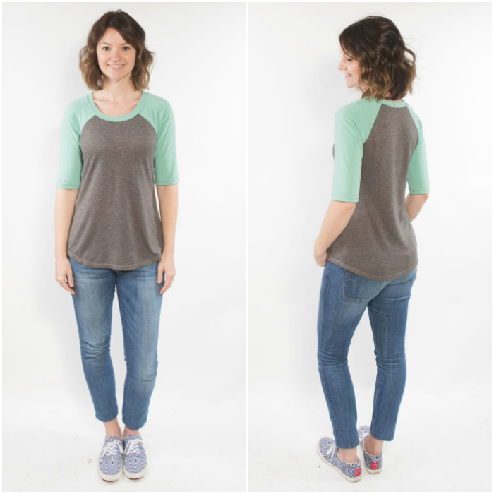 womens raglan shirt