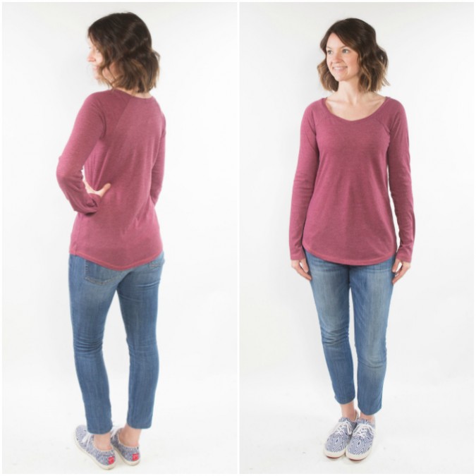 The Lane Raglan by Hey June Handmade