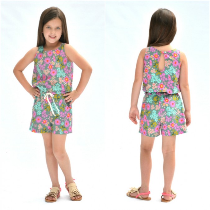 The Linville Romper and Dress from Hey June Handmade