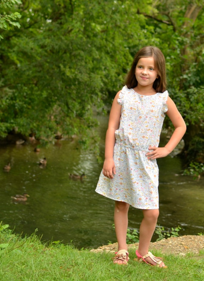 FREE Ruffle Sleeve for the Linville Romper and Dress from Hey June Handmade