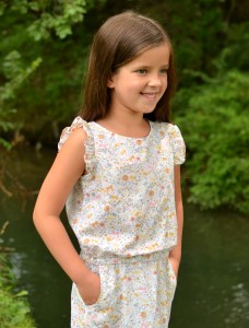 FREE Ruffle Sleeve for the Linville Romper and Dress from Hey June Handmade