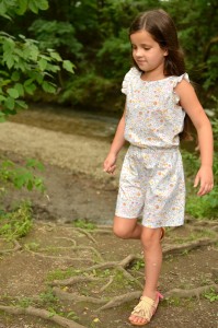 FREE Ruffle Sleeve for the Linville Romper and Dress from Hey June Handmade