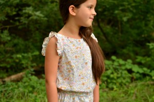 FREE Ruffle Sleeve for the Linville Romper and Dress from Hey June Handmade