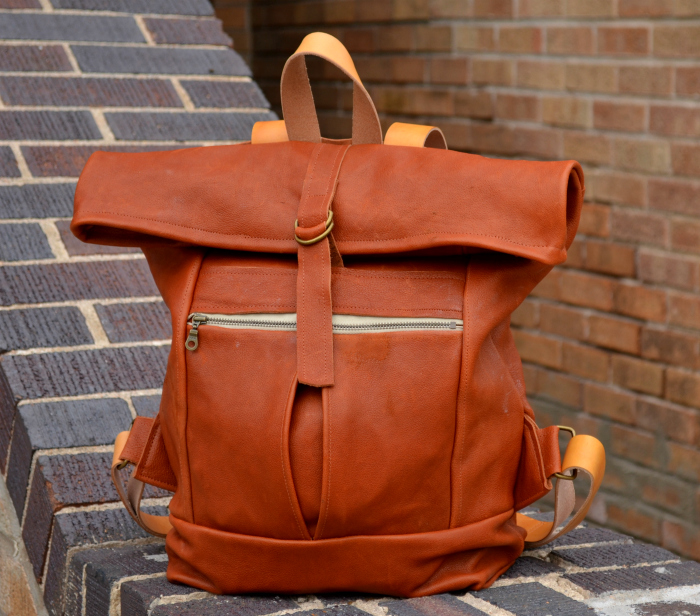 The Range Backpack from Noodlehead, sewn by Hey June Handmade