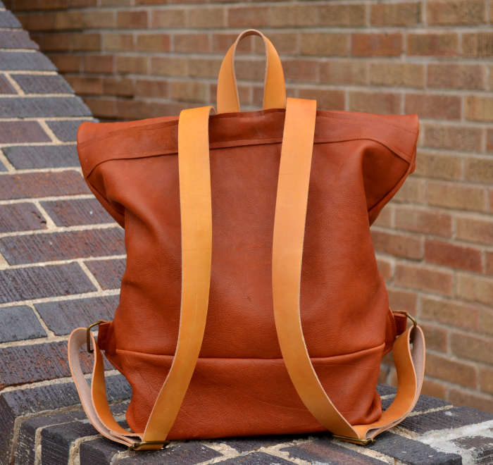 The Range Backpack from Noodlehead, sewn by Hey June Handmade