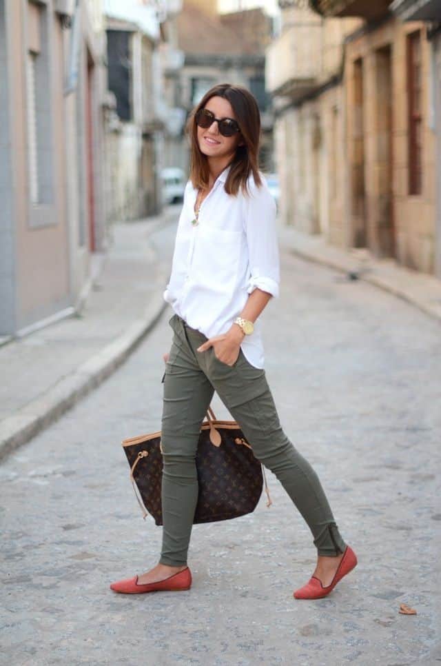 Button best sale cargo pants