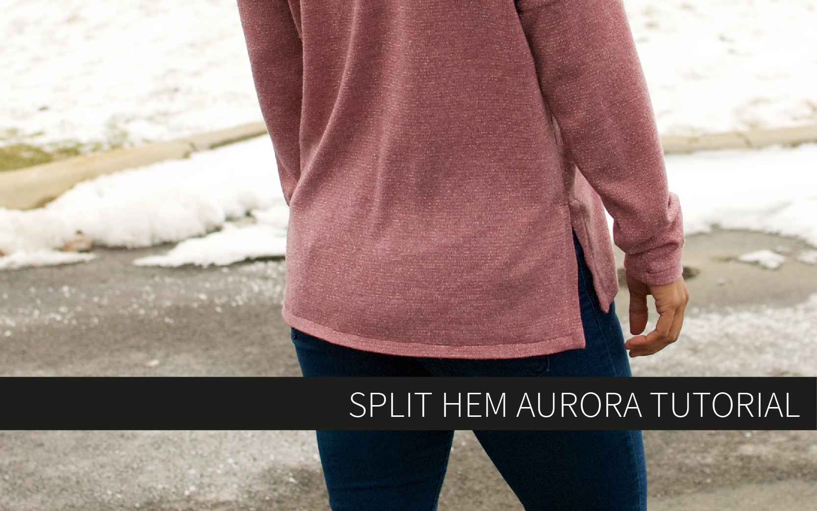 Split Hem Jarrah Sweatshirt – Fa Sew La