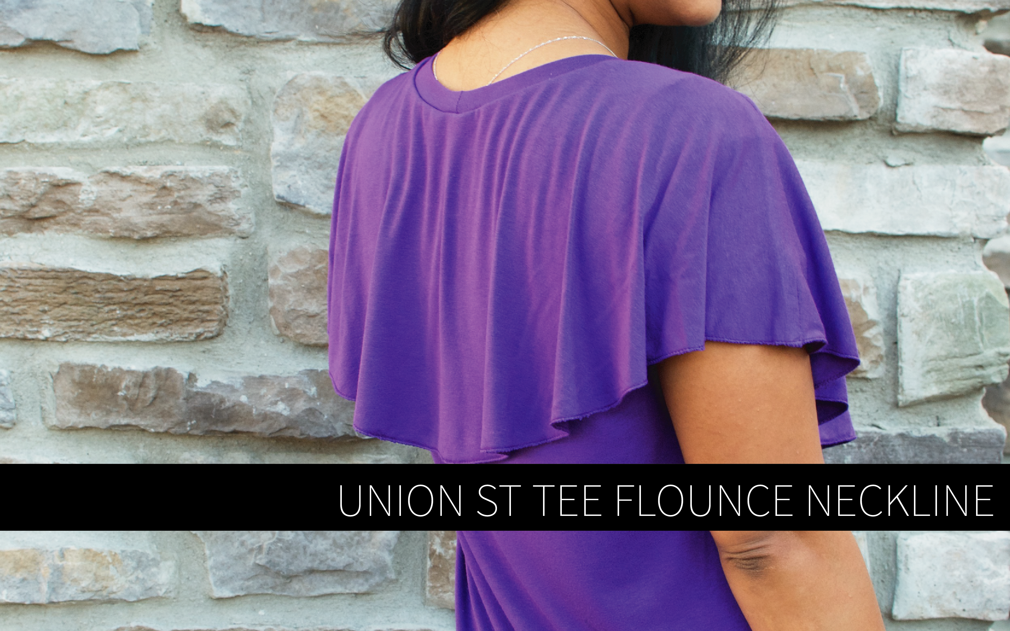 Union St Tee Flounce Neckline Tutorial - Hey June Handmade