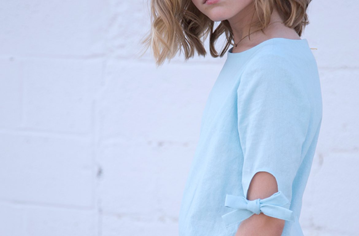 tied sleeve larkspur