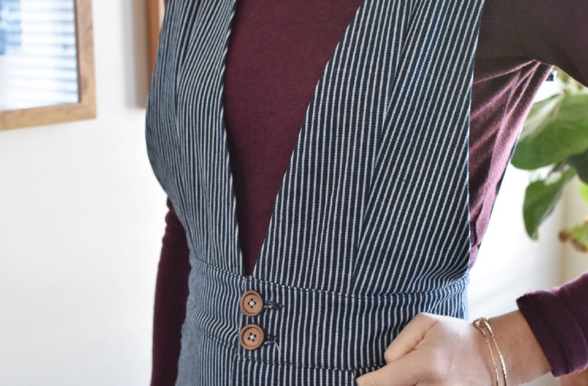 Pinstripe Kendrick Overalls