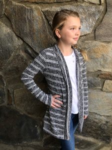 Tee to Cardigan Tutorial from Hey June Handmade