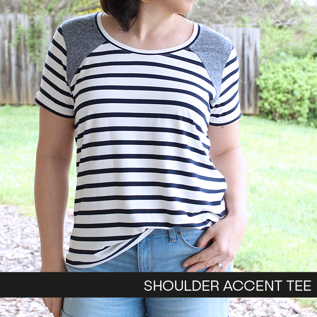 Shoulder Accent Tee