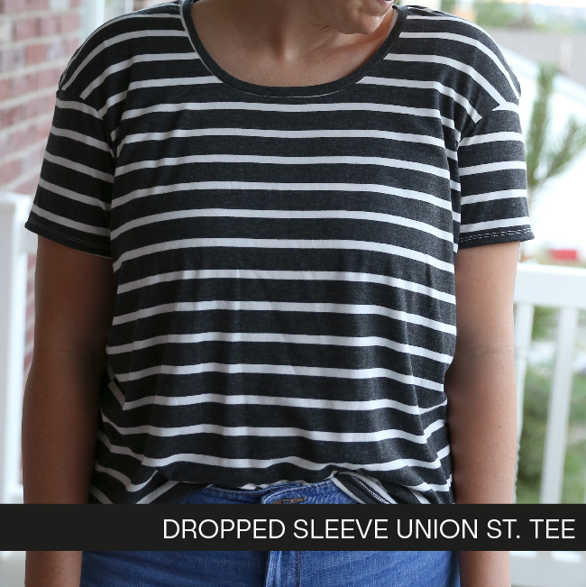 Dropped Sleeve Union St. Tee