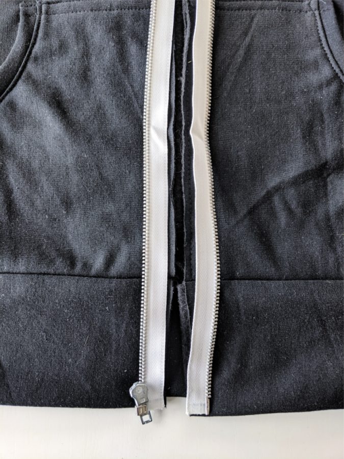 Metal Teeth Zipper 8 inch wide, Modern Zipper