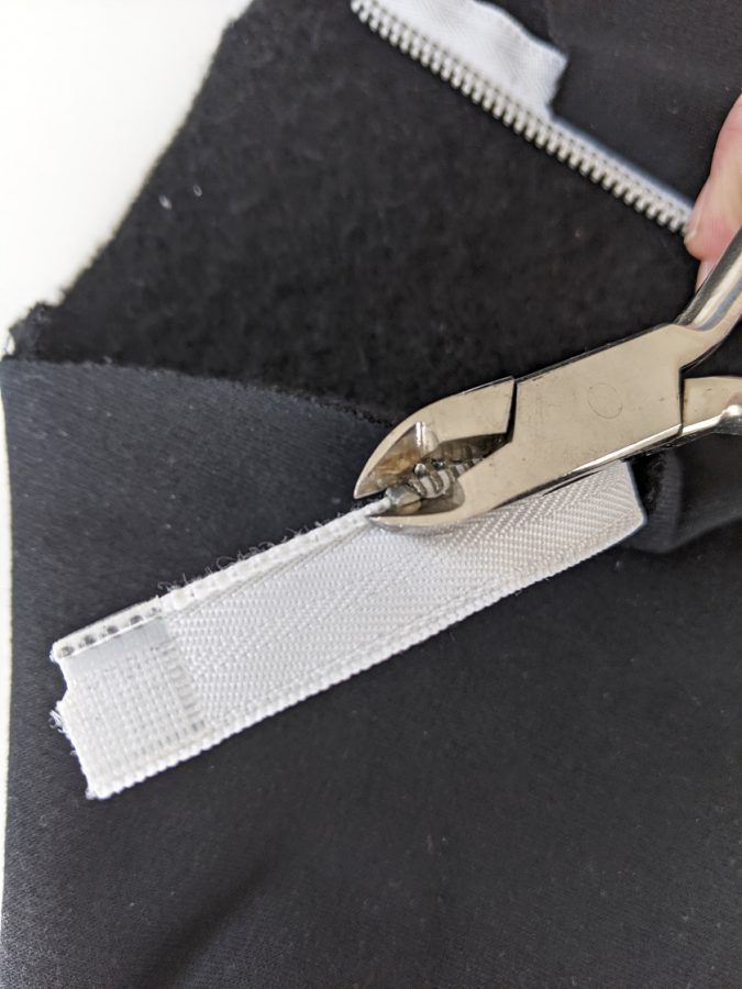 How To Shorten A Metal Zipper