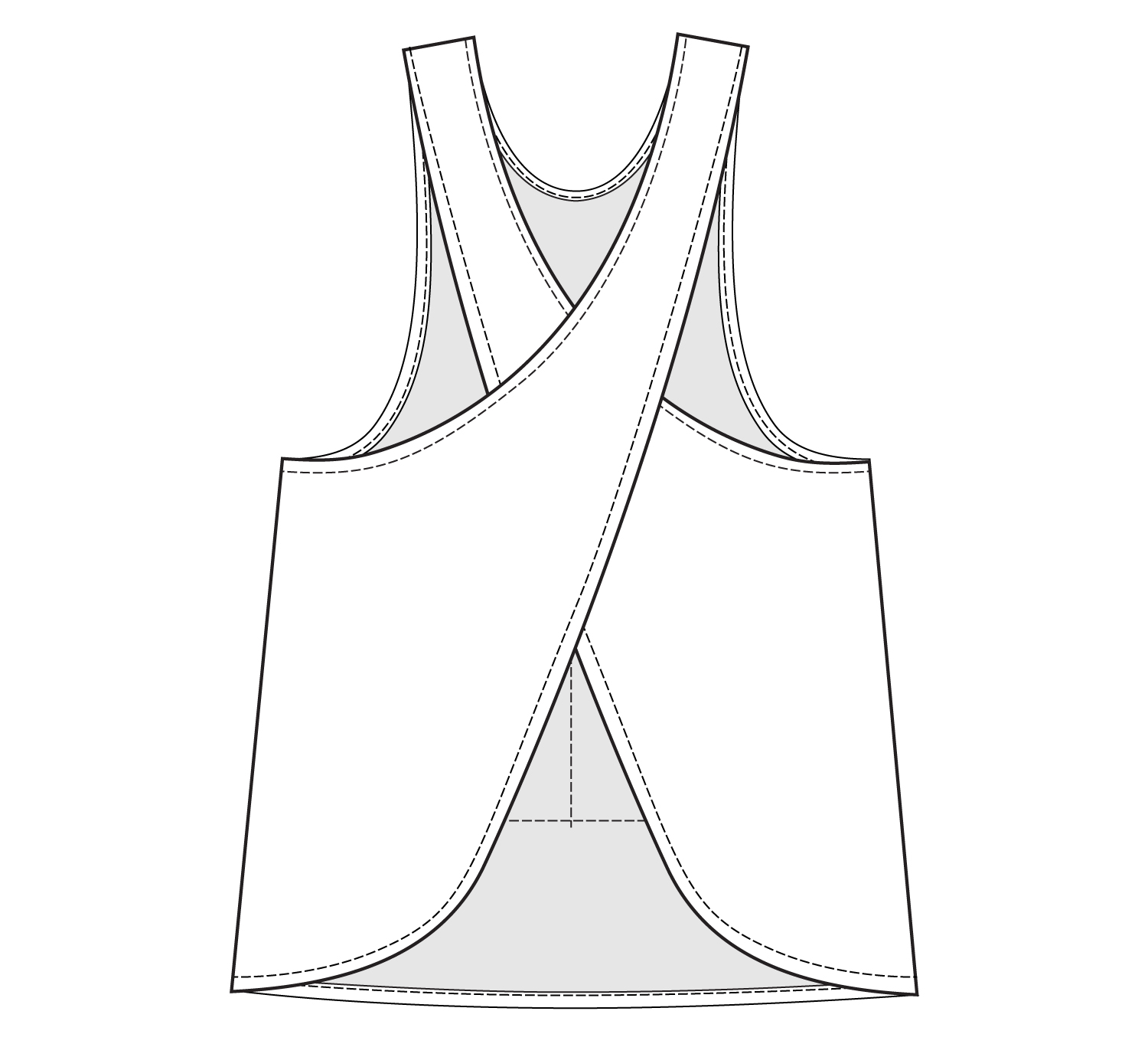 Criss Cross Apron/Smock/Pinafore  Aprons patterns, Diy apron, Sewing aprons